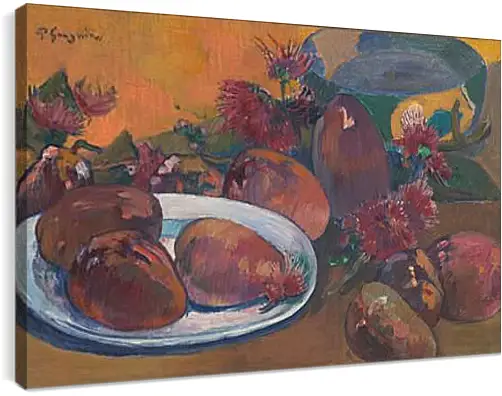 Постер и плакат - Still Life with Mangoes 1.Поль Гоген