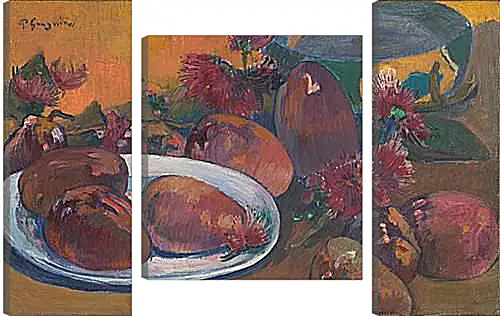 Модульная картина - Still Life with Mangoes 1.Поль Гоген