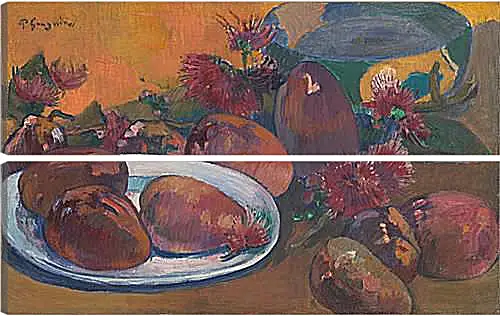 Модульная картина - Still Life with Mangoes 1.Поль Гоген