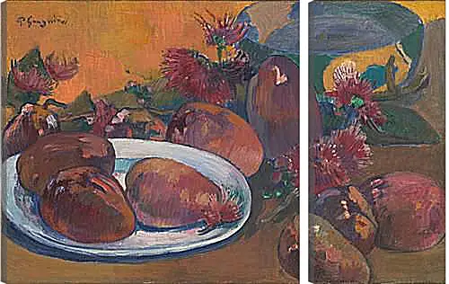 Модульная картина - Still Life with Mangoes 1.Поль Гоген