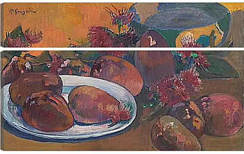 Модульная картина - Still Life with Mangoes 1.Поль Гоген