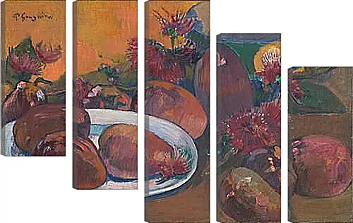 Модульная картина - Still Life with Mangoes 1.Поль Гоген