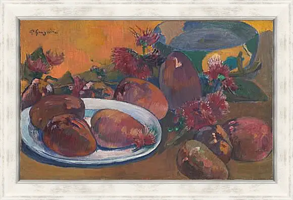 Картина в раме - Still Life with Mangoes 1.Поль Гоген