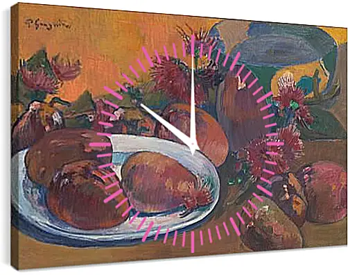 Часы картина - Still Life with Mangoes 1.Поль Гоген