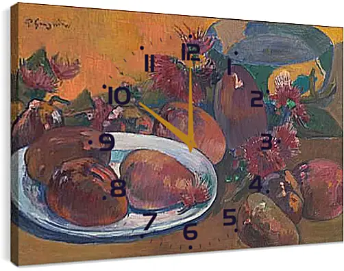 Часы картина - Still Life with Mangoes 1.Поль Гоген