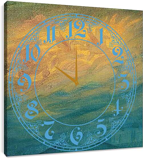 Часы картина - Илья пророк. Рерих Николай