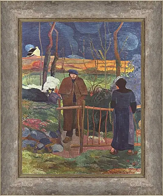 Картина в раме - Bonjour Monsieur Gauguin. Поль Гоген