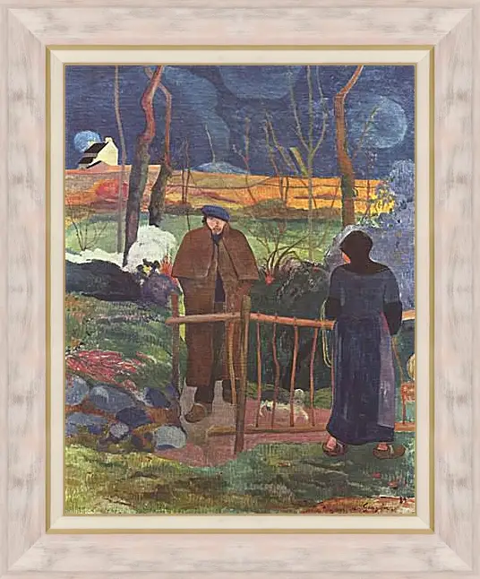 Картина в раме - Bonjour Monsieur Gauguin. Поль Гоген