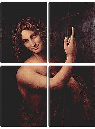 Модульная картина - San Giovanni Battista. Леонардо да Винчи