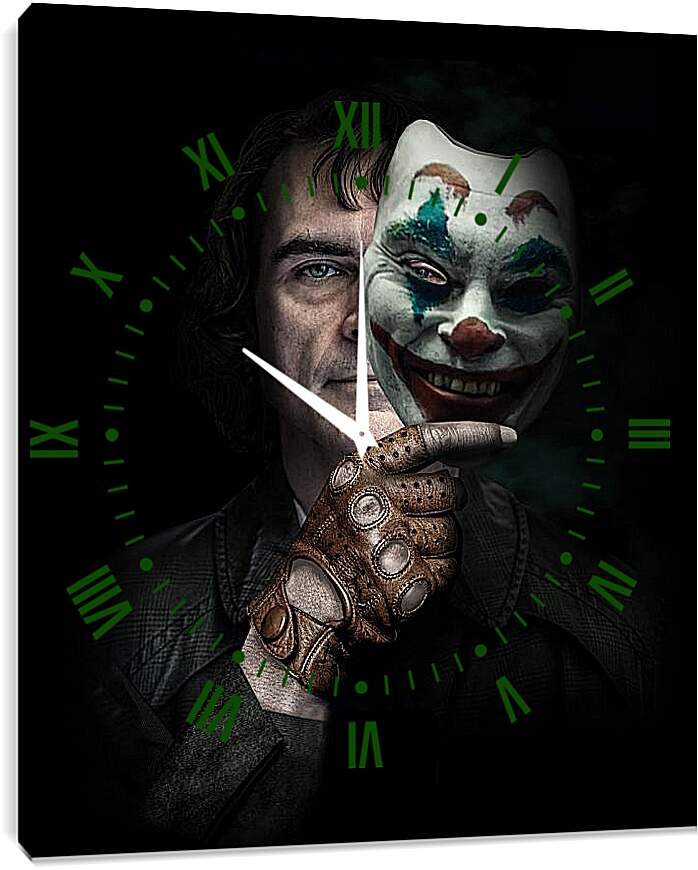 Часы картина - Джокер, маска