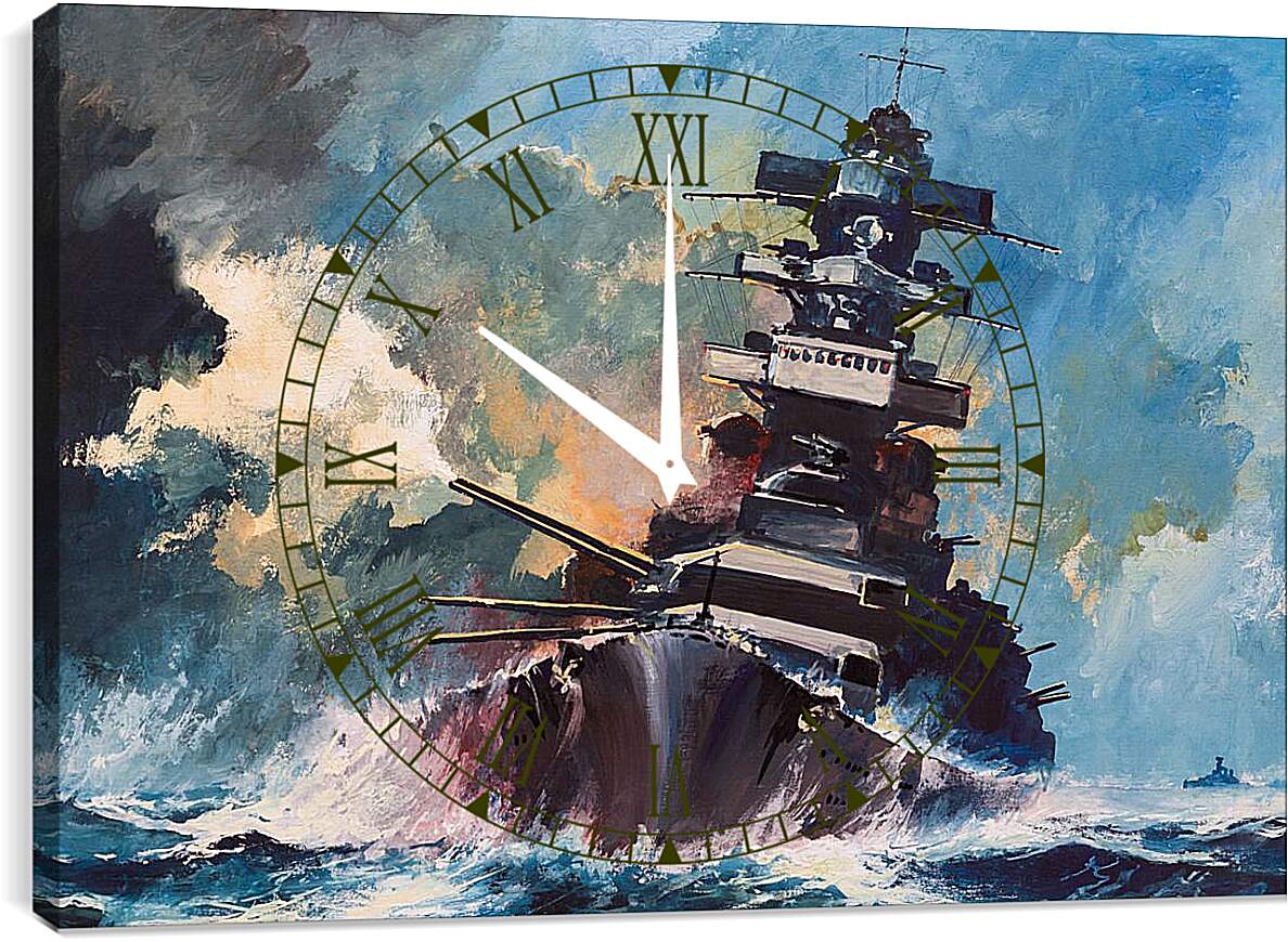 Часы картина - Имперский корабль