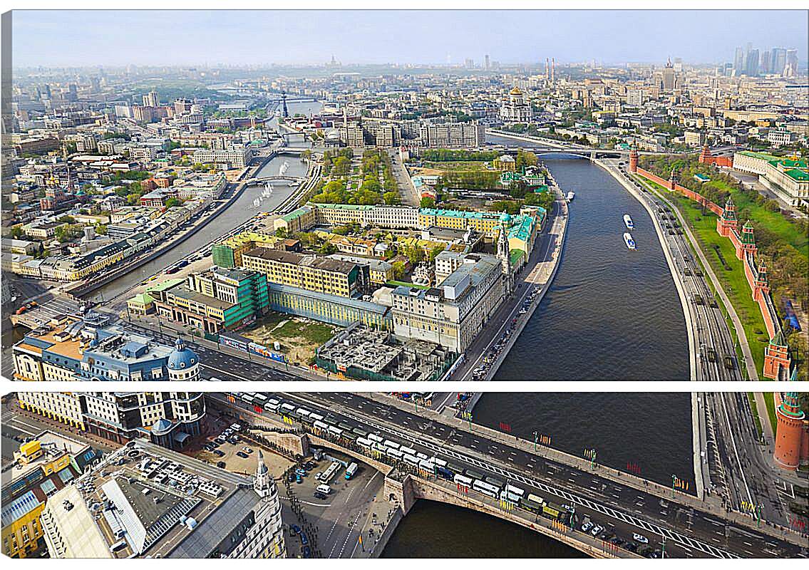 Модульная картина - Москва река