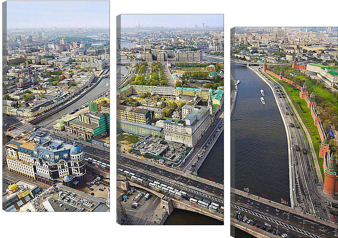 Модульная картина - Москва река