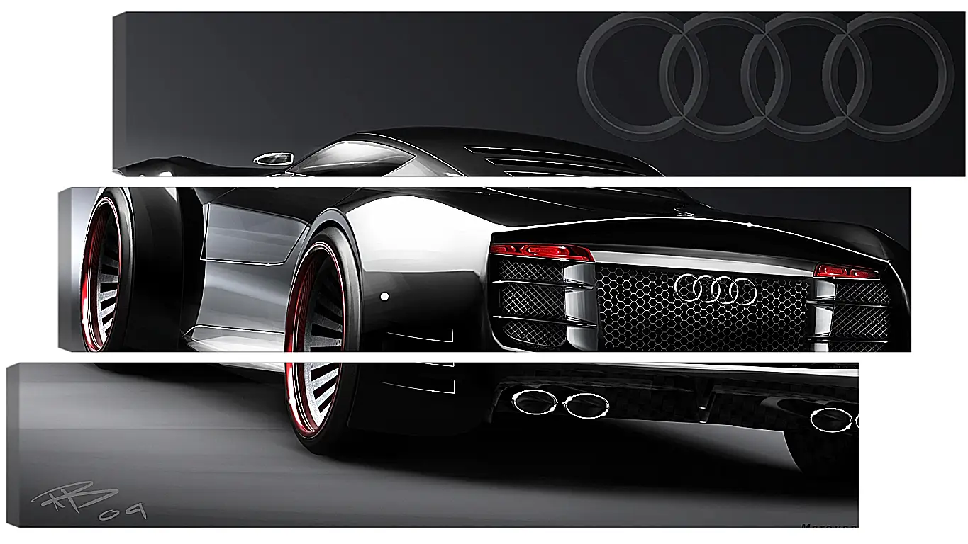 Модульная картина - Audi  (Ауди)