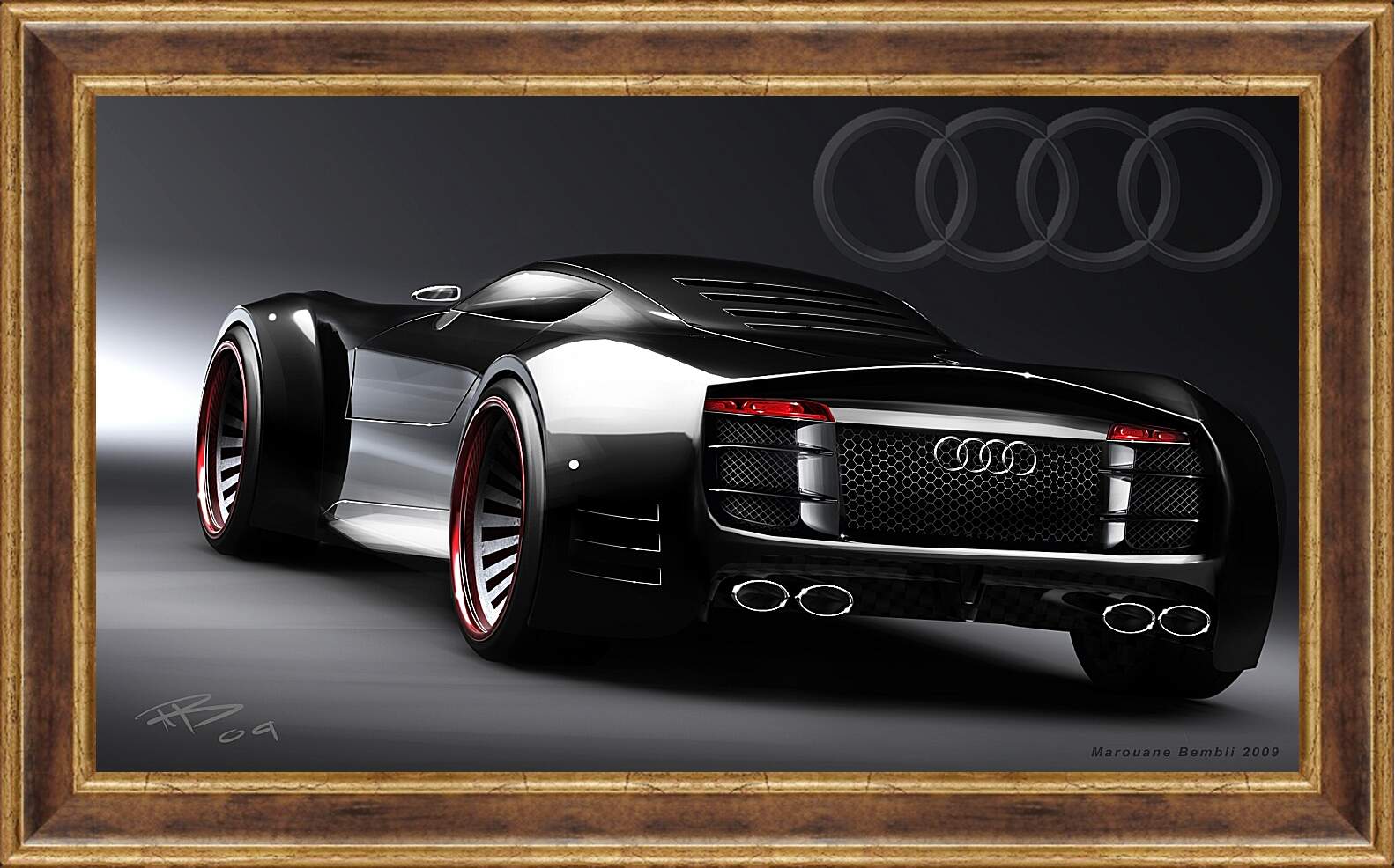 Картина в раме - Audi  (Ауди)