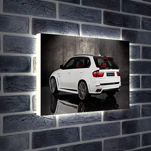 Лайтбокс световая панель - Белый БМВ (BMW X5 E70)