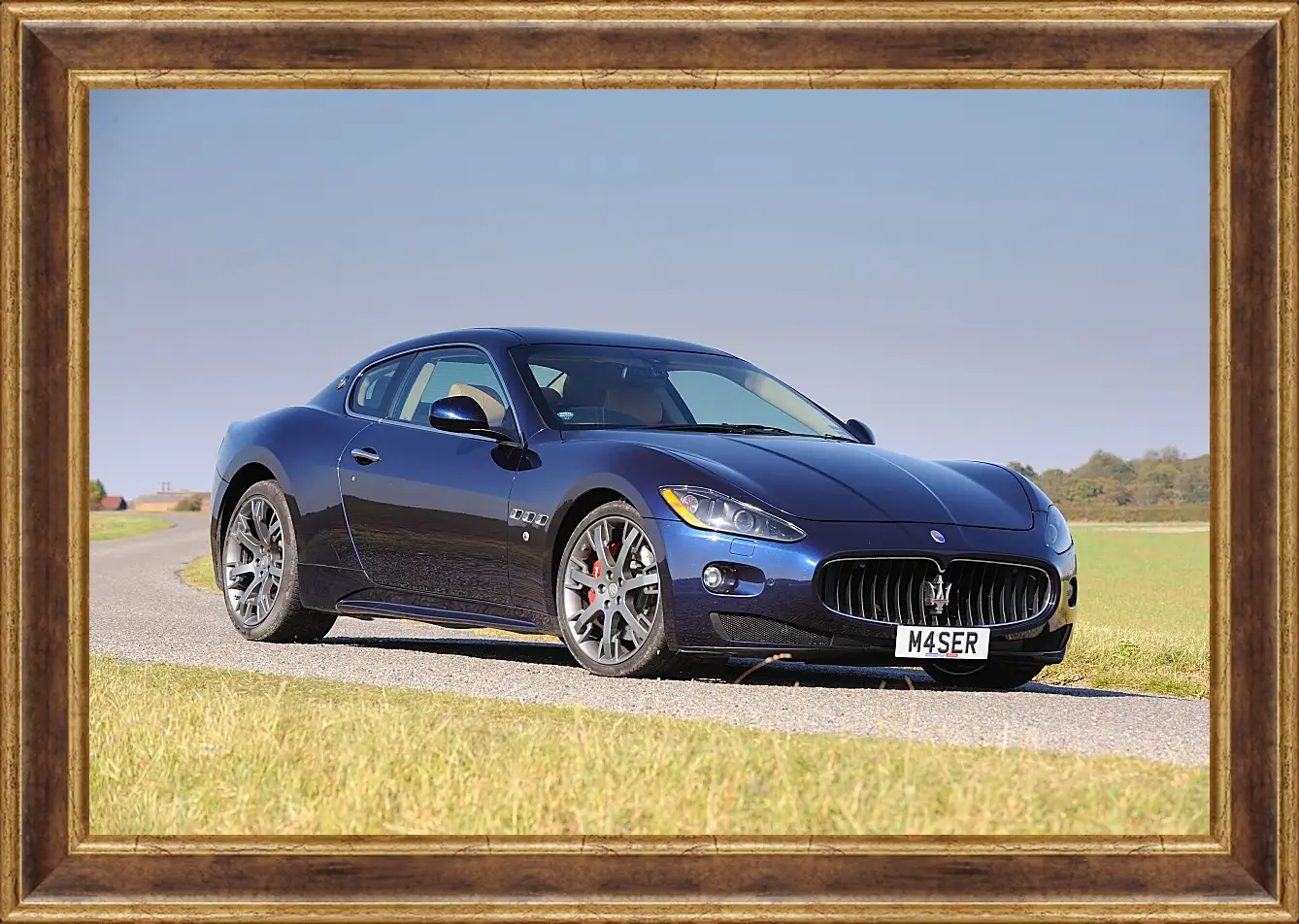 Картина в раме - Maserati granturismo (Мазерати)