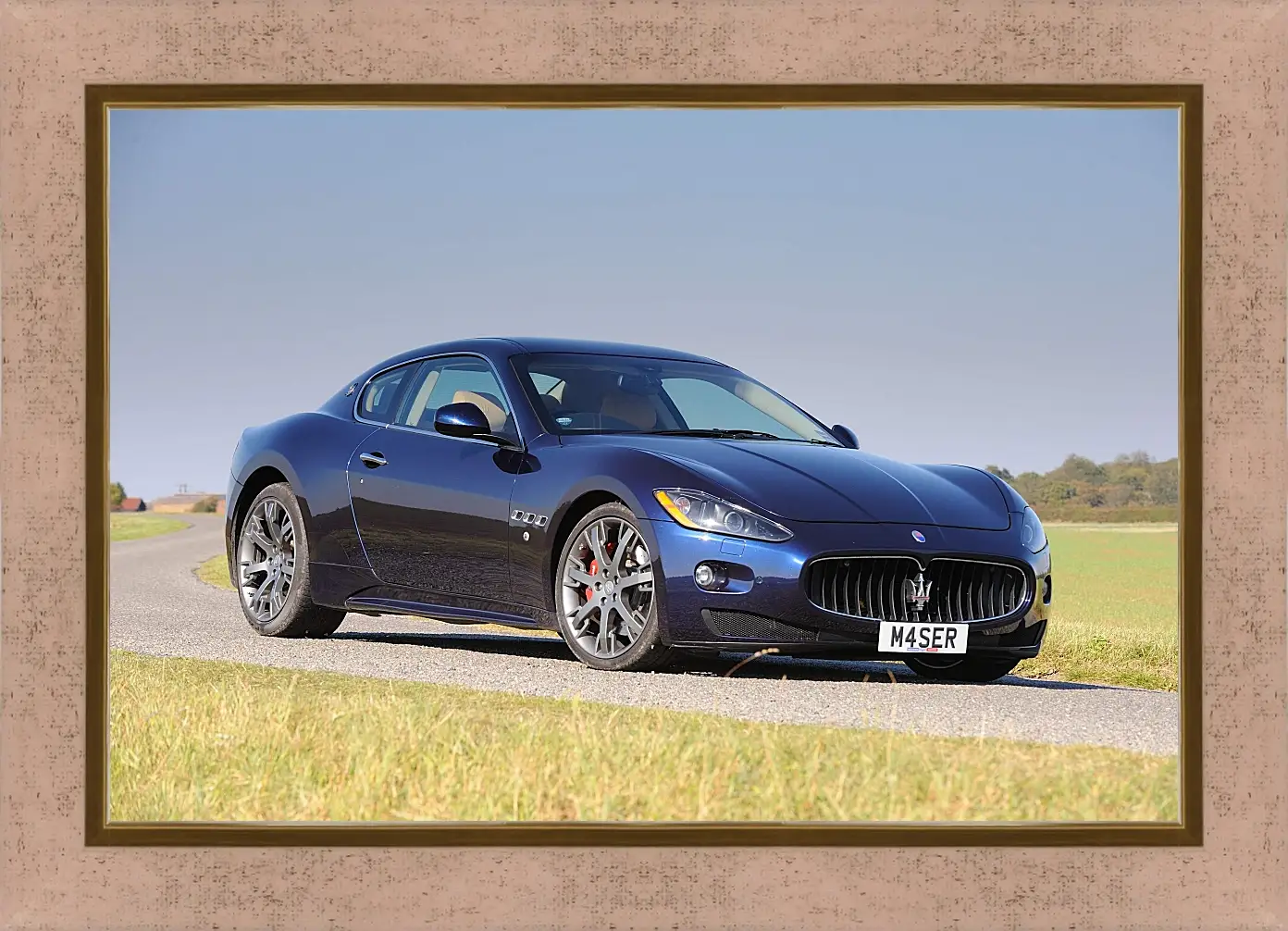 Картина в раме - Maserati granturismo (Мазерати)