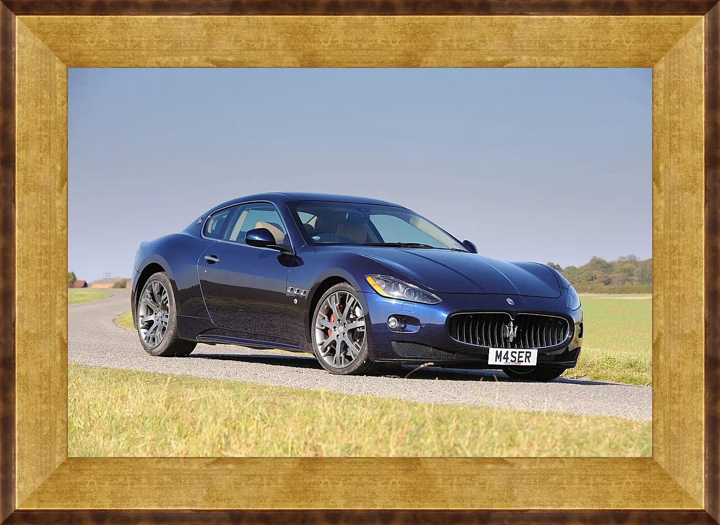 Картина в раме - Maserati granturismo (Мазерати)