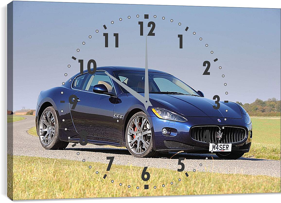 Часы картина - Maserati granturismo (Мазерати)
