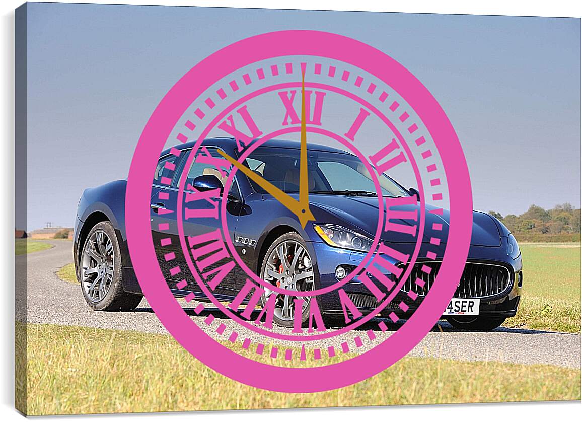 Часы картина - Maserati granturismo (Мазерати)