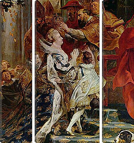 Модульная картина - Коронация Марии Медичи. Питер Пауль Рубенс