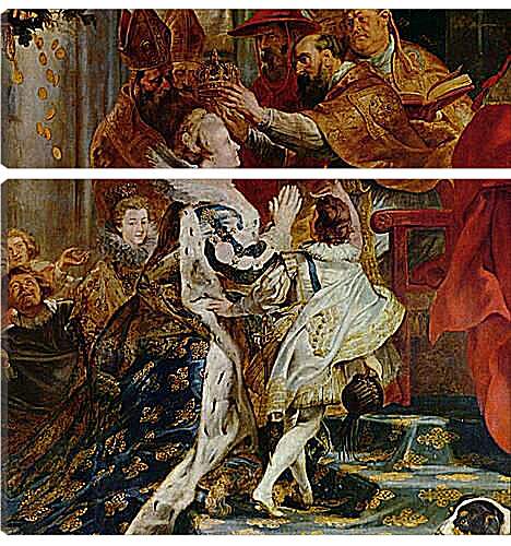 Модульная картина - Коронация Марии Медичи. Питер Пауль Рубенс