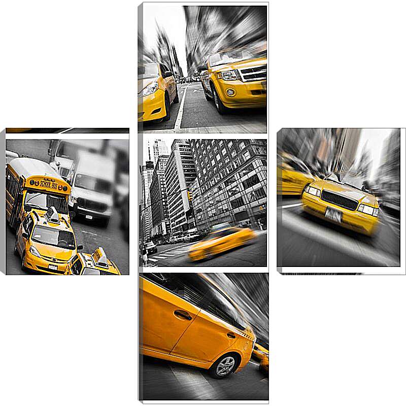 Модульная картина - Такси