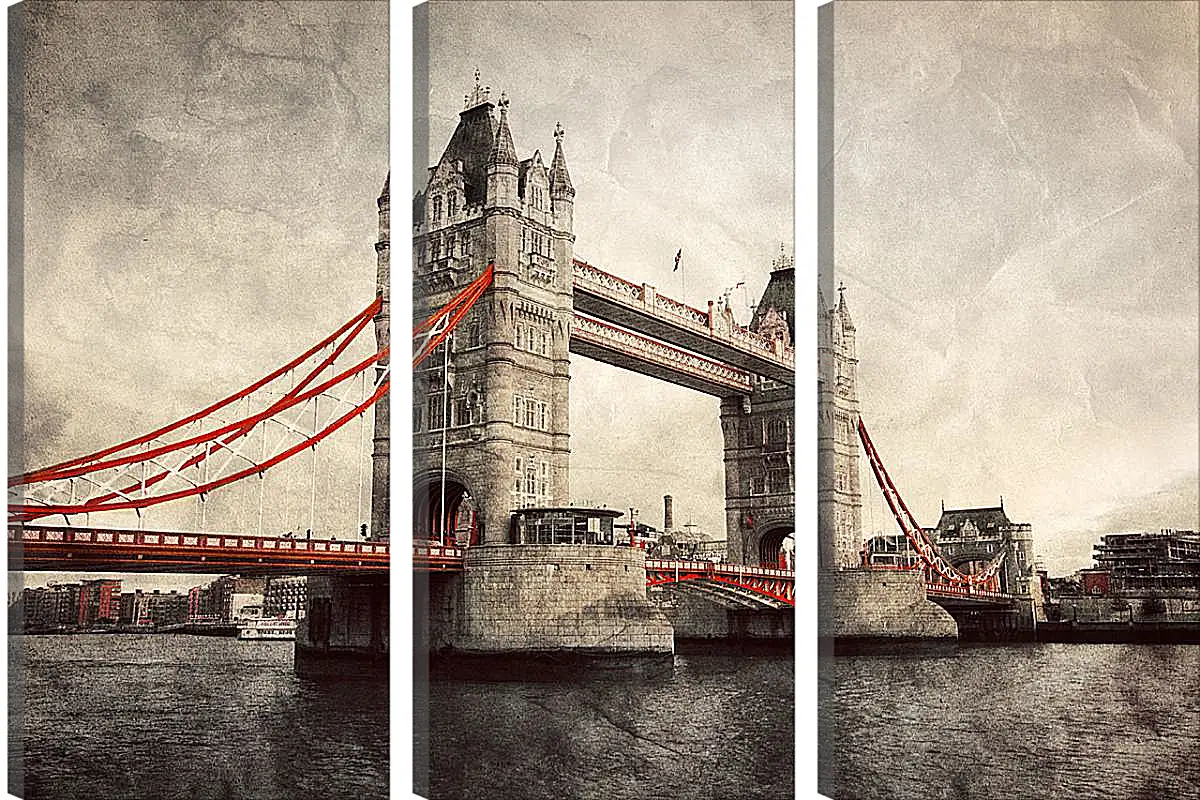 Модульная картина - london england tower bridge