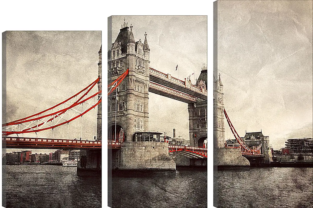 Модульная картина - london england tower bridge