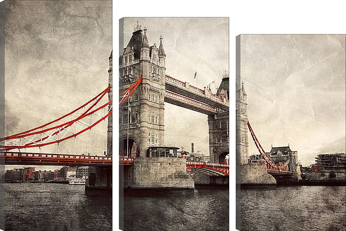 Модульная картина - london england tower bridge