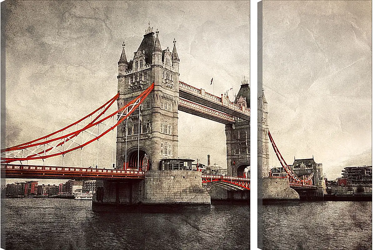 Модульная картина - london england tower bridge