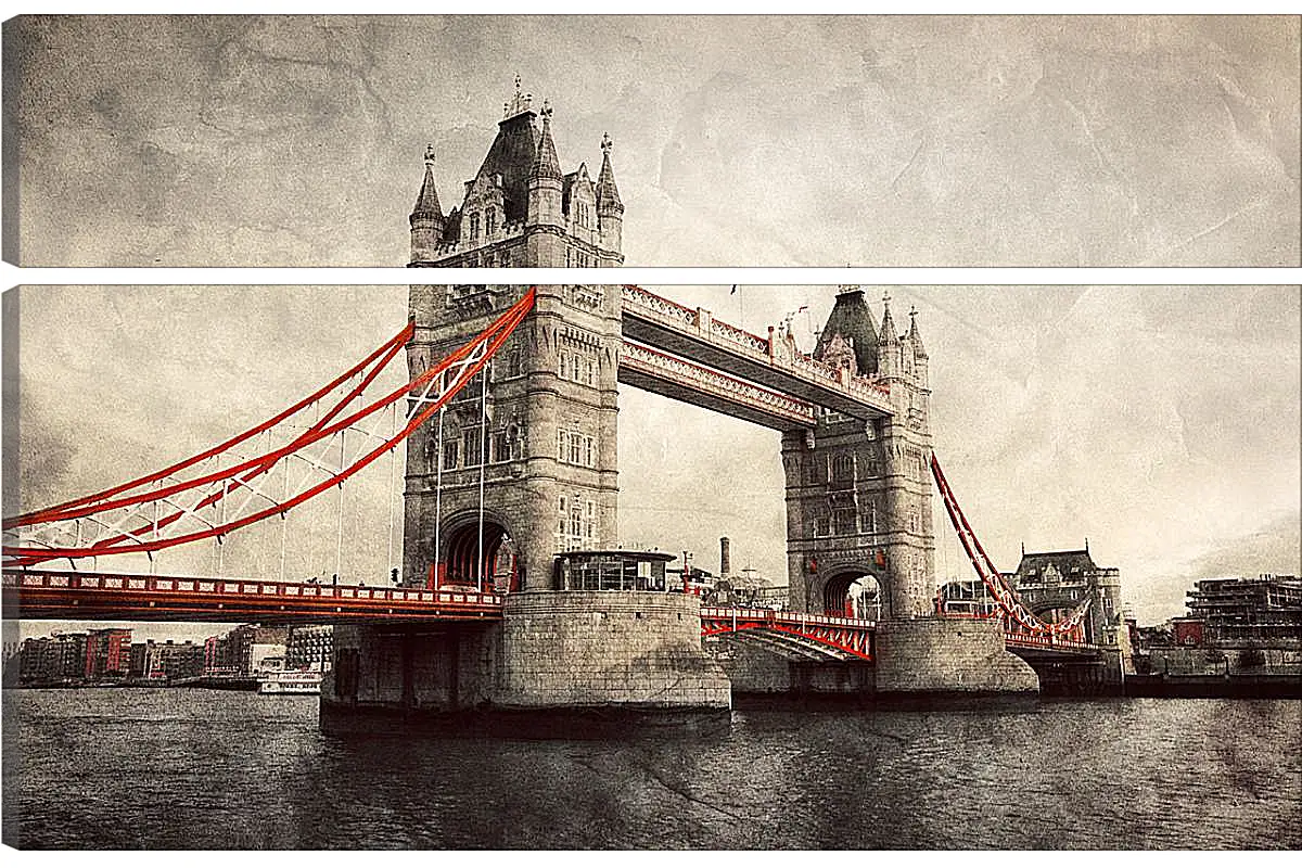 Модульная картина - london england tower bridge