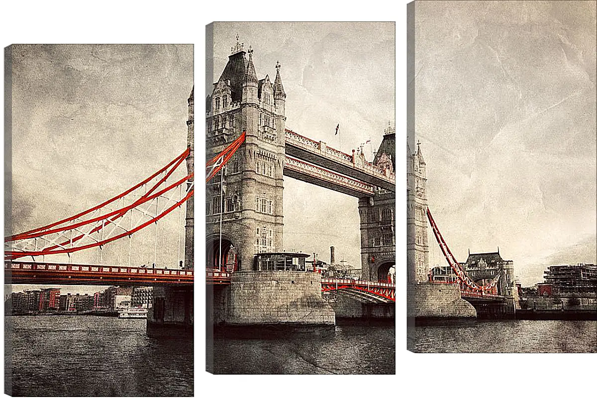 Модульная картина - london england tower bridge