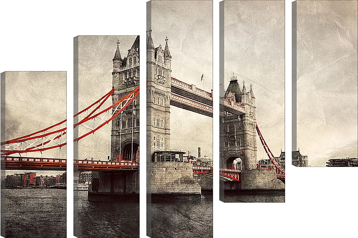 Модульная картина - london england tower bridge