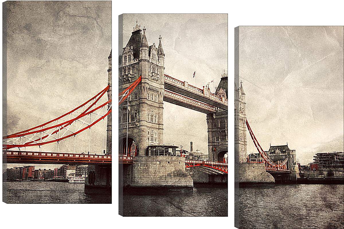 Модульная картина - london england tower bridge