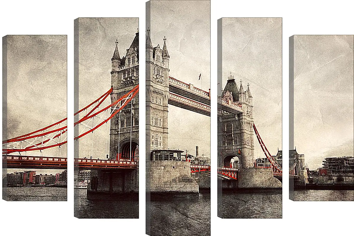 Модульная картина - london england tower bridge