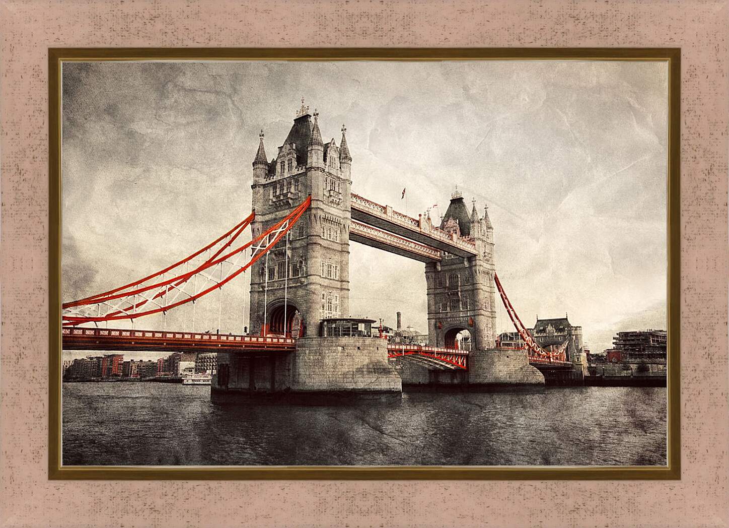 Картина в раме - london england tower bridge