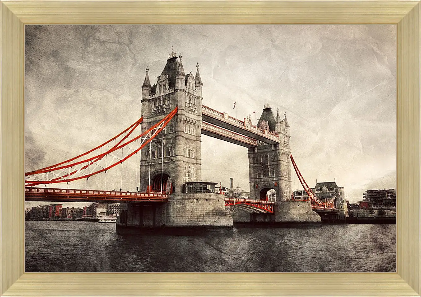 Картина в раме - london england tower bridge