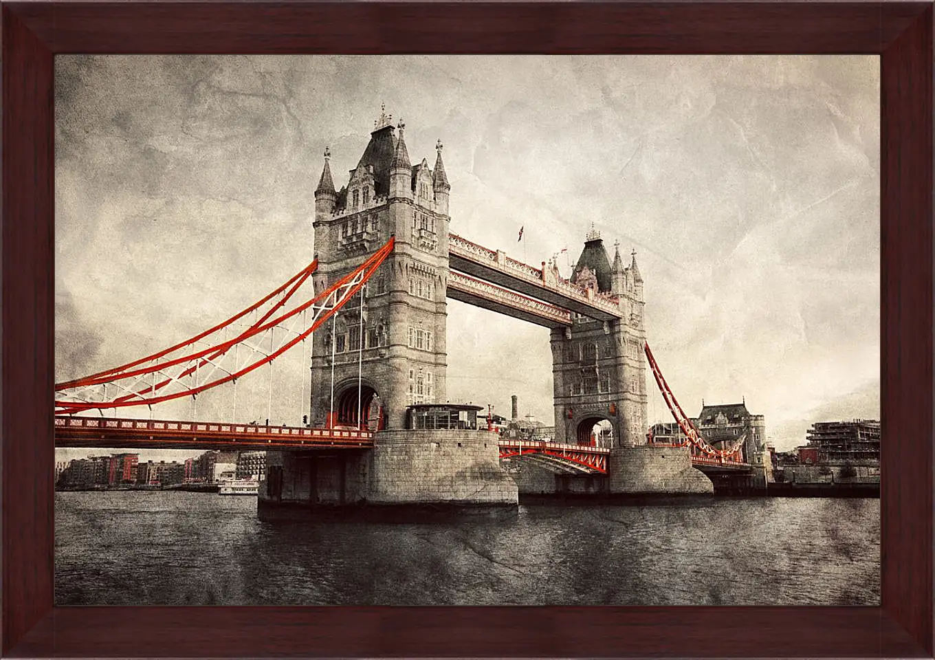 Картина в раме - london england tower bridge