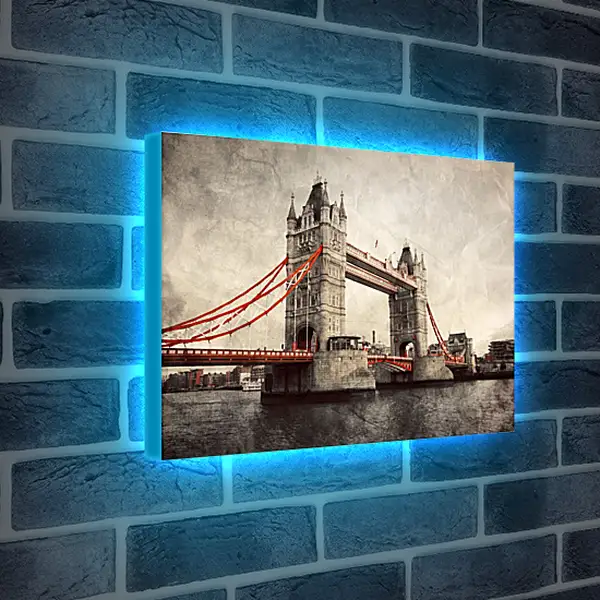 Лайтбокс световая панель - london england tower bridge