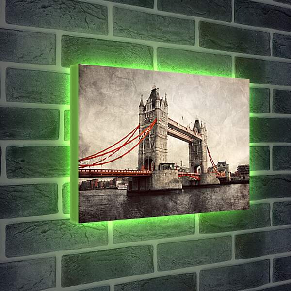 Лайтбокс световая панель - london england tower bridge