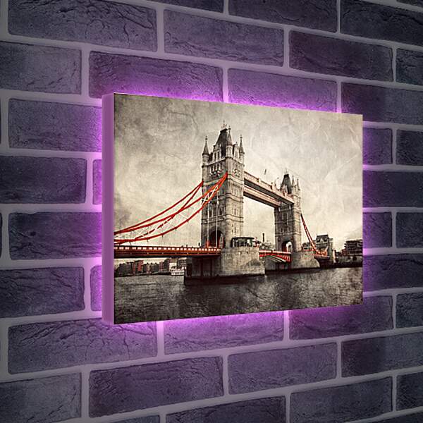 Лайтбокс световая панель - london england tower bridge