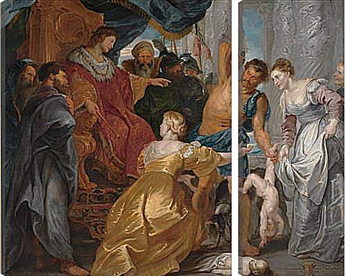 Модульная картина - The Judgement of Solomon. Питер Пауль Рубенс