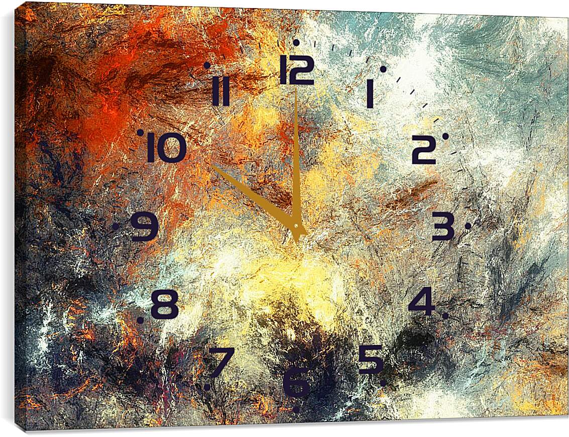 Часы картина - Пространство