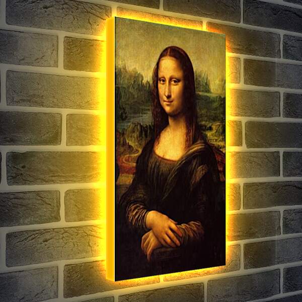 Лайтбокс световая панель - Мона Лиза (Джоконда). Леонардо да Винчи