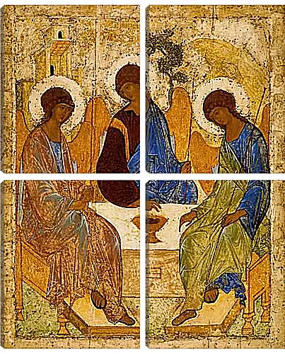 Модульная картина - Святая Троица. Рублев Андрей