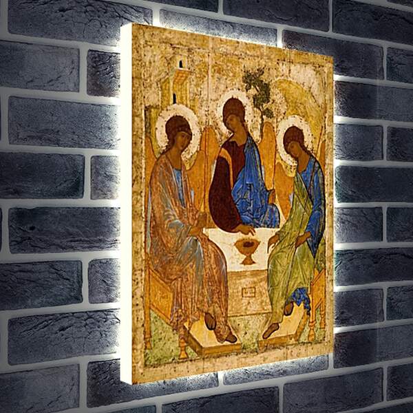Лайтбокс световая панель - Святая Троица. Рублев Андрей
