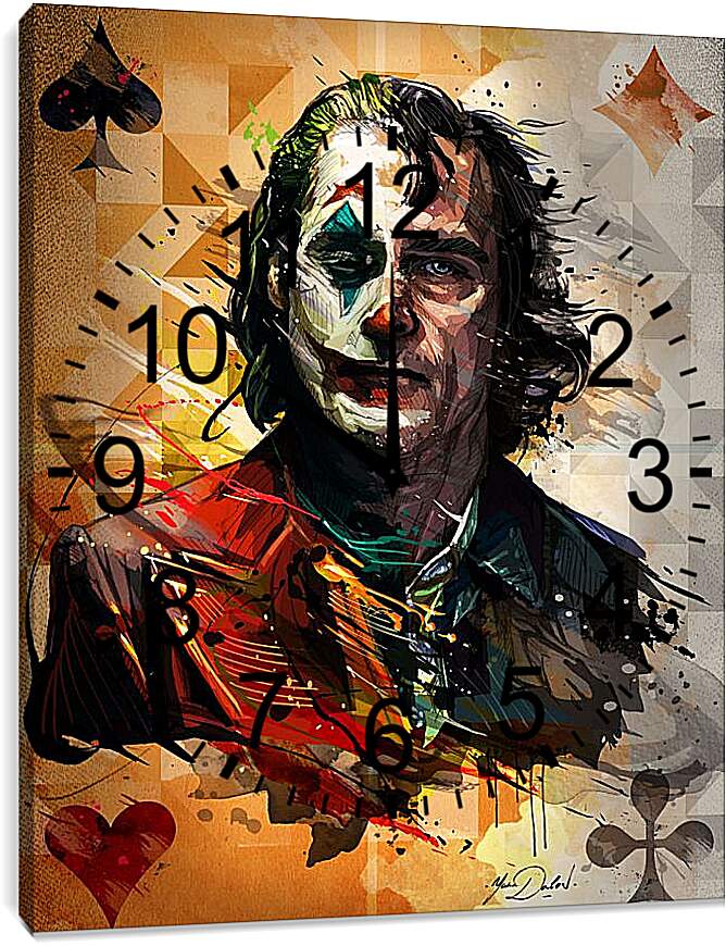 Часы картина - Джокер Хоакин Феникс