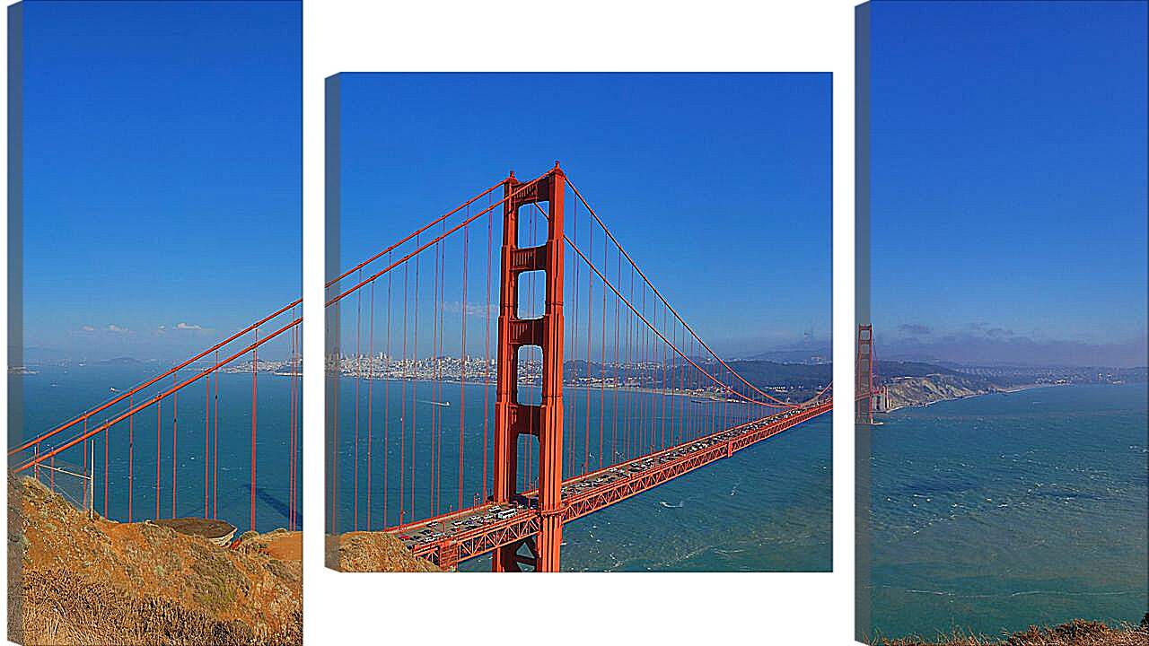 Модульная картина - Мост в Сан-Франциско
